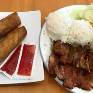 Teriyaki Chicken & 2 Piece Egg Roll