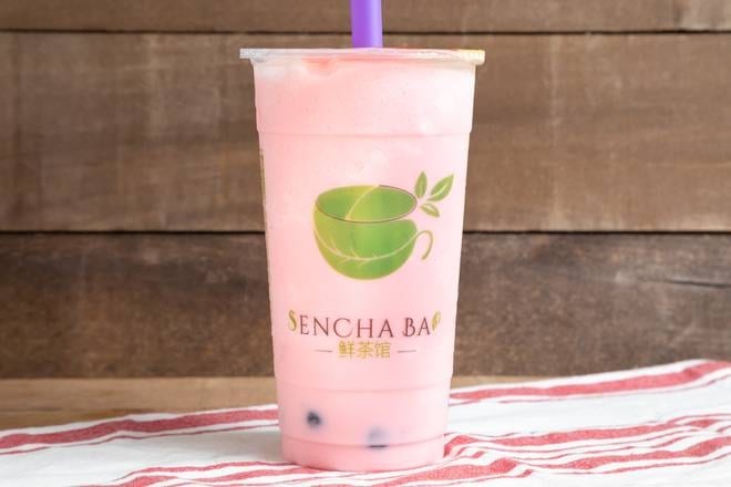 Strawberry Bubble Tea.