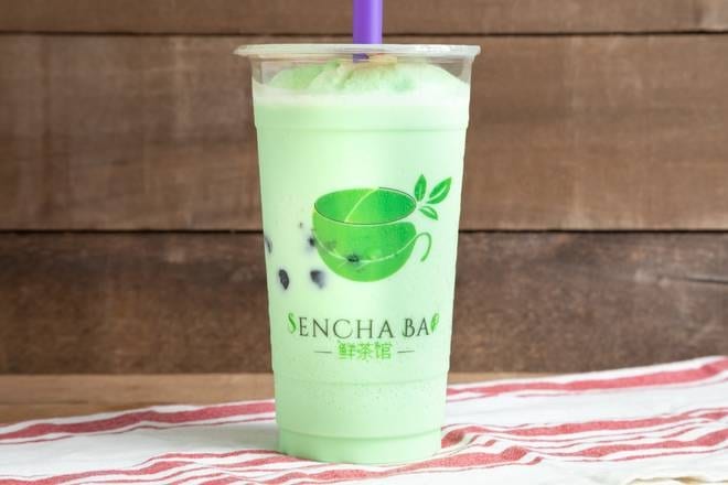 Honeydew Bubble Tea.