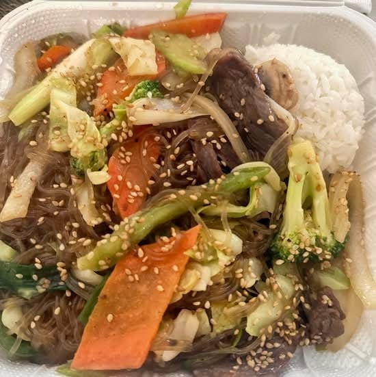 Korean Job Chae Noodle.